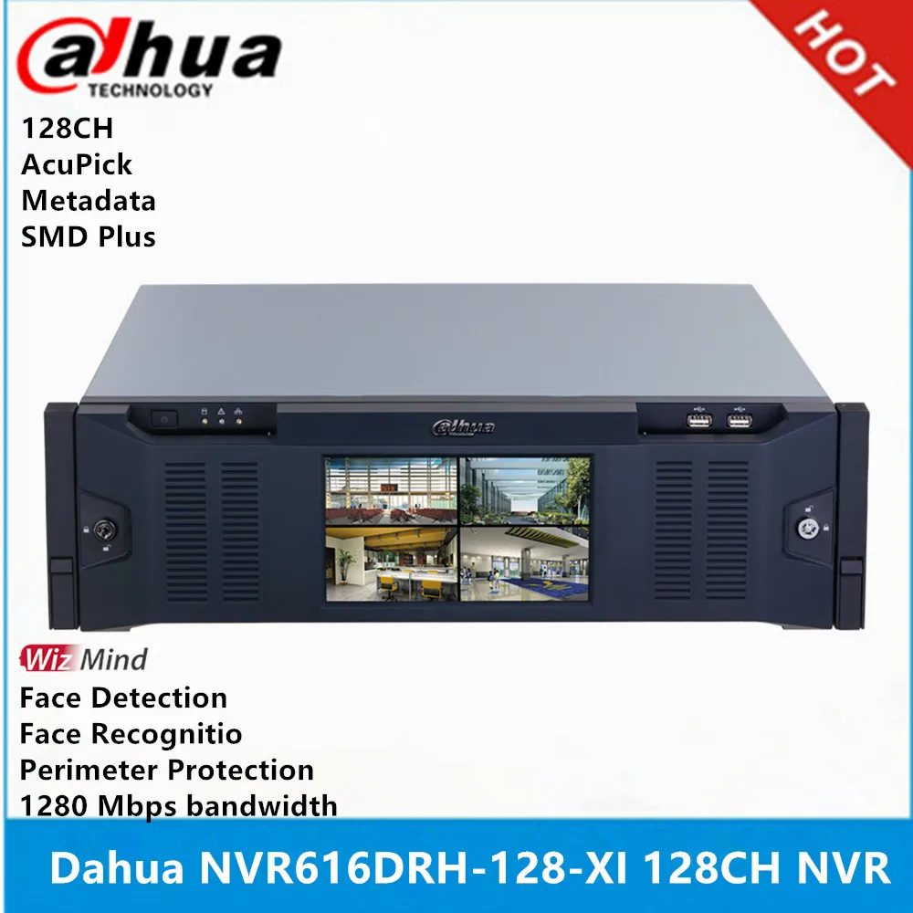 Dahua NVR616DRH-128-XI 128Channel 3U 16HDD slot WizMind