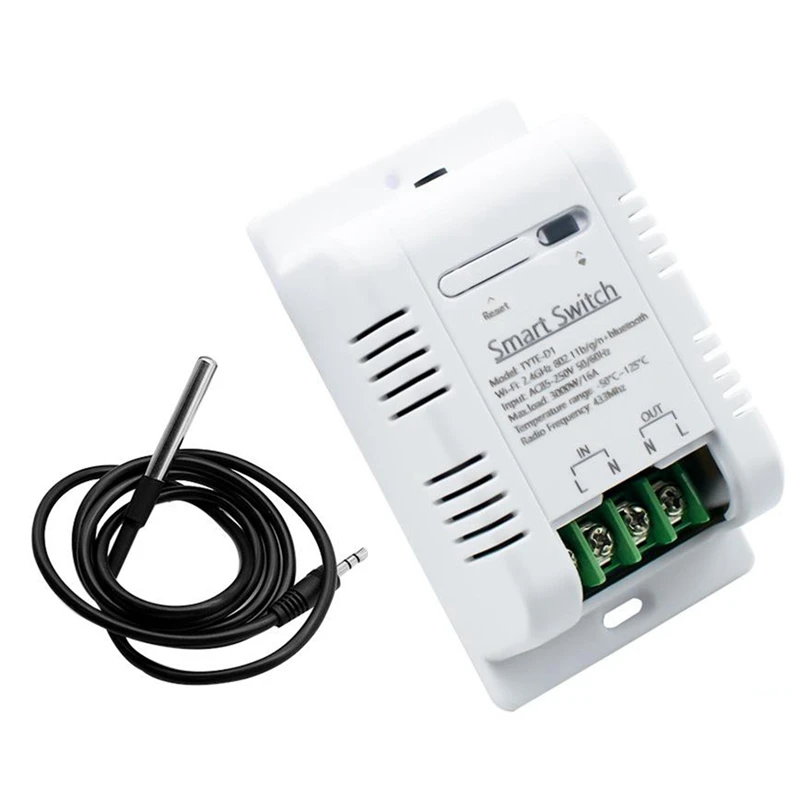 New Wifi Smart Temperature Switch 16A 3000W With Energy Consumption Monitoring Thermostat For Alexa Google Home