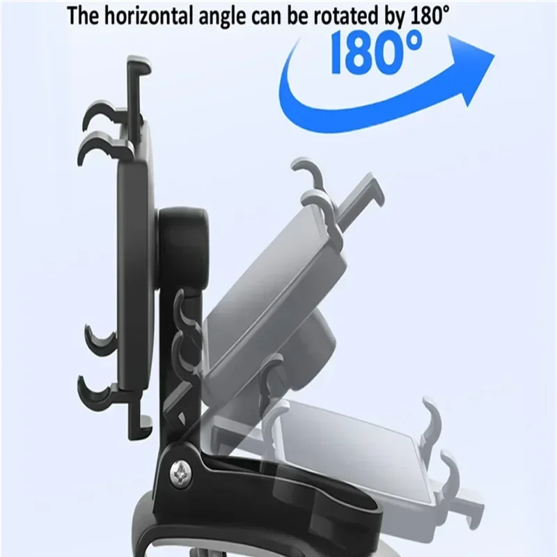 Universal Car Phone Mount Rotate Secure Phone Car Clip Stand Angle-Adjustable Bracket For Easy take For iPhone Samsung Xiaomi
