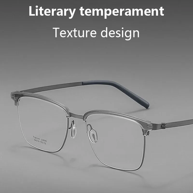 

Ultralight TR90 Half Frame Glasses Frame Women Man Vintage Square Prescription Eyeglasses Female Retro Myopia Optical Frames