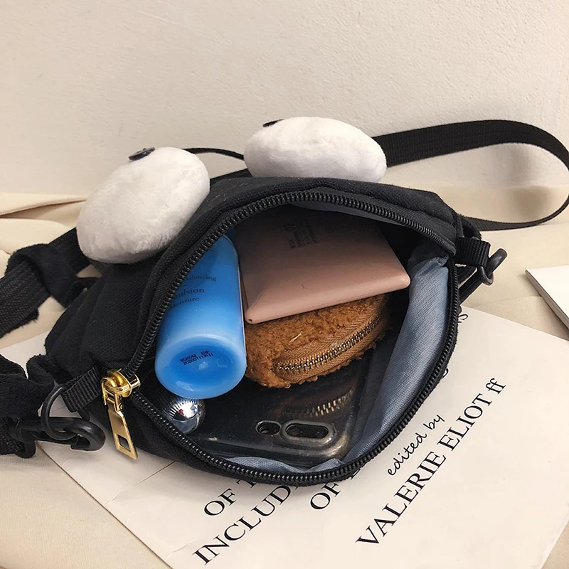 Cartoon Big-eyed Monster Women's Messenger Bag Crossbody