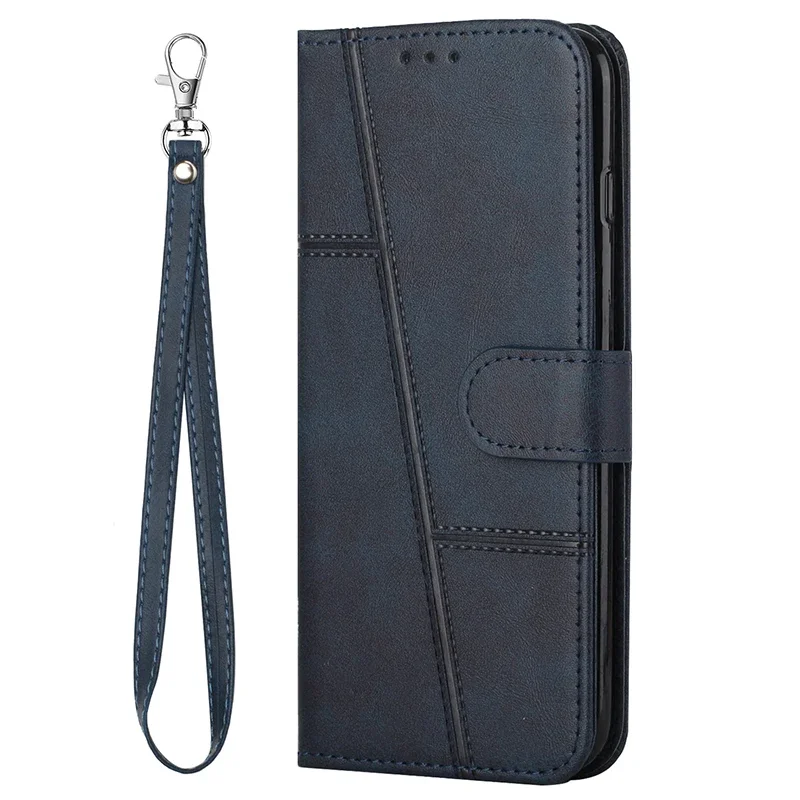 Leather Strap Wallet Phone Case Cover