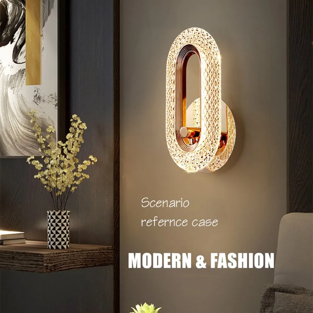 

Modern Wall Lamps Creative Bedroom Bedside Led Wall Light Fixtures AC85-265V Sconce Light Living Room Foyer Decor Wall Lamp