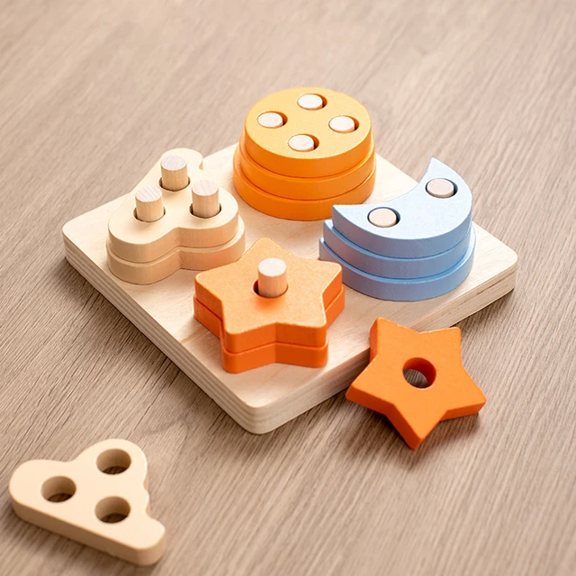 Wooden Montessori Educational Toys Children  Wooden Games Montessori Kids  2 Years - Montessori - Aliexpress