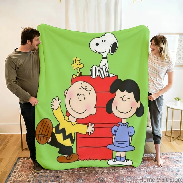 Manta de Anime Suave y Cálida de Snoopy 2