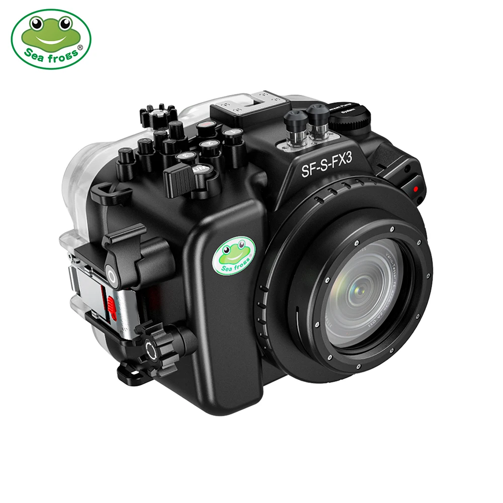 Seafrogs 스쿠버 다이빙 카메라 케이스 커버,  FX3 E3.5-5.6PZ 16-50 OSS 렌즈, 수중 사진 장비, 방수 하우징