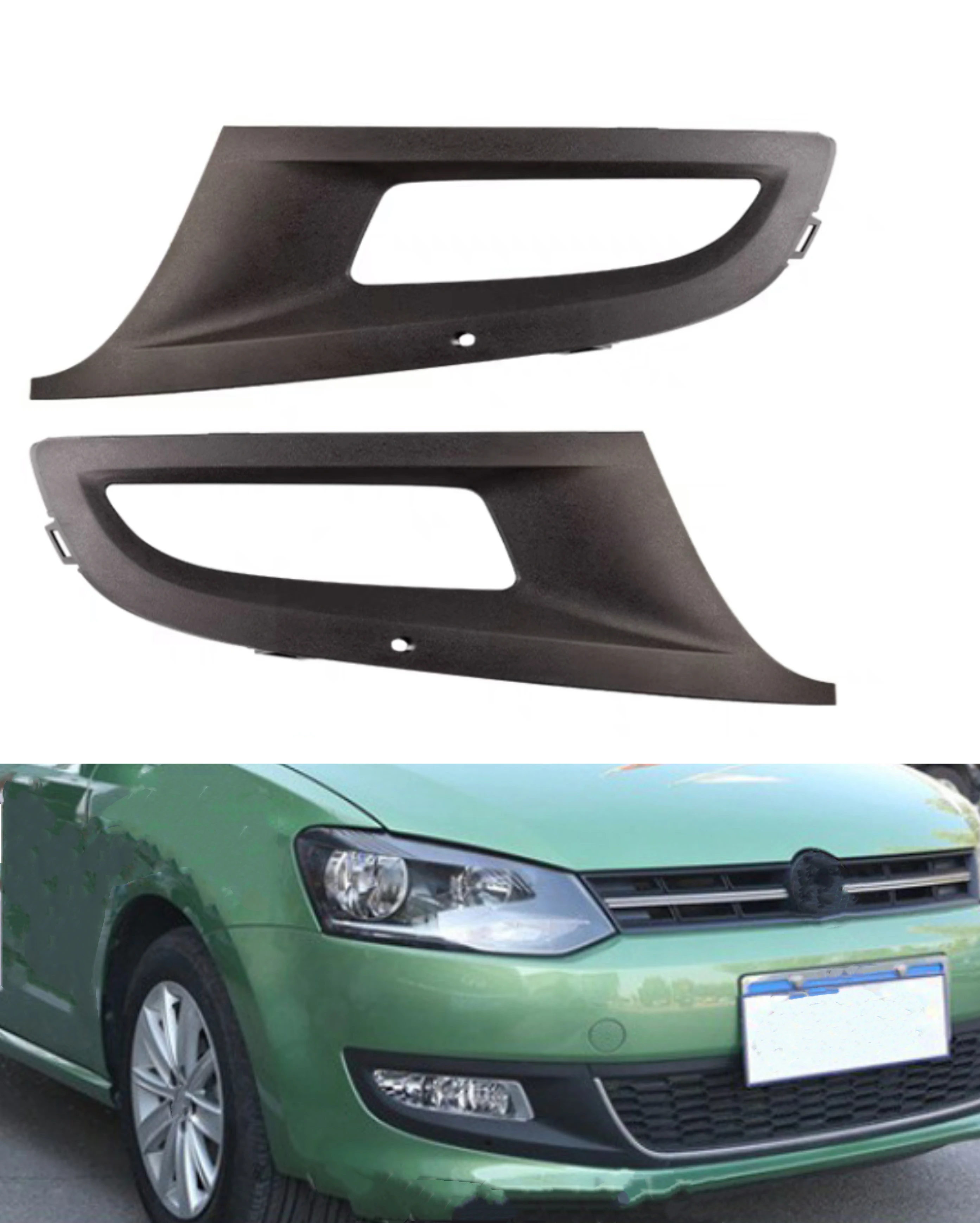 Grille De Calandre Inférieure Noire Pour VW Scirocco R (2009-2014) - Pare-chocs Avant Droit
