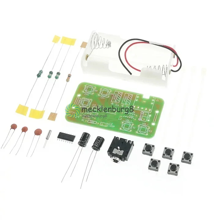 NEW Wireless Stereo FM Radio Receiver Module PCB FM DIY Electronic Kits 76MHz-108MHz