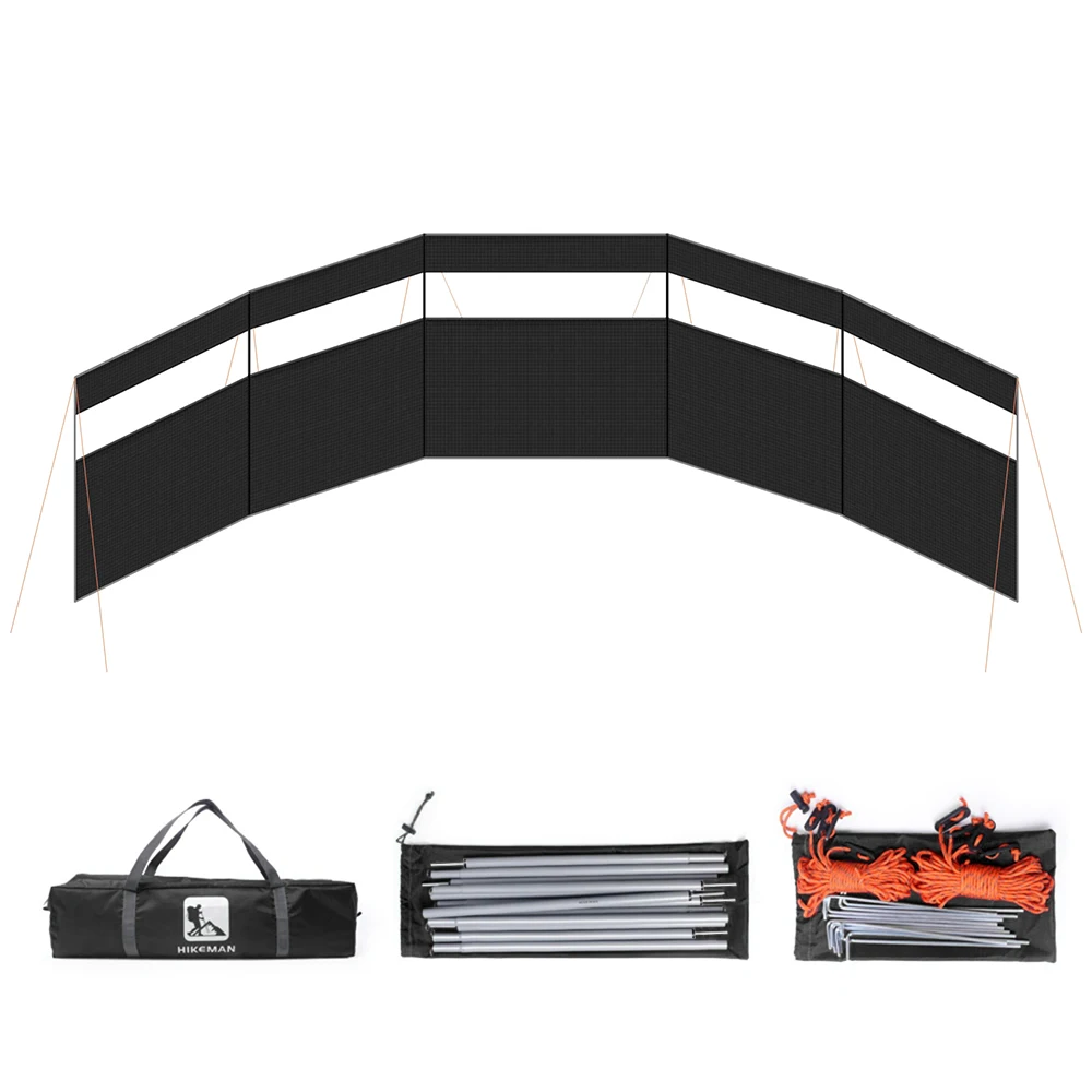 

Folding Camping Windscreen Beach Windshield Shelter Outdoor Picnic Sidewall Privacy Screen Foldable Panel Partition Wall Divider