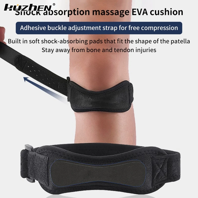 

1PCS Adjustable Knee Patellar Tendon Support Strap Band Knee Support Brace Pads For Running Basketball Outdoor Sport