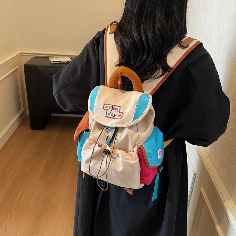 New style fashionable pleated drawstring It is a niche