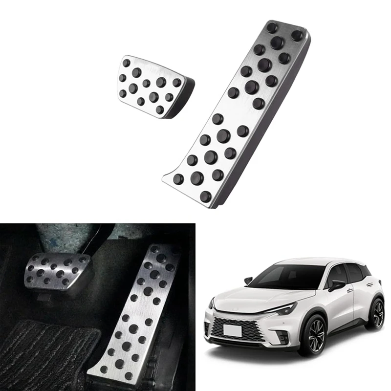 Car Pedals Accelerator Clutch Brake Pedal Cover Accessories For Lexus LBX Alluminum Alloy brake clutch pedal stopper