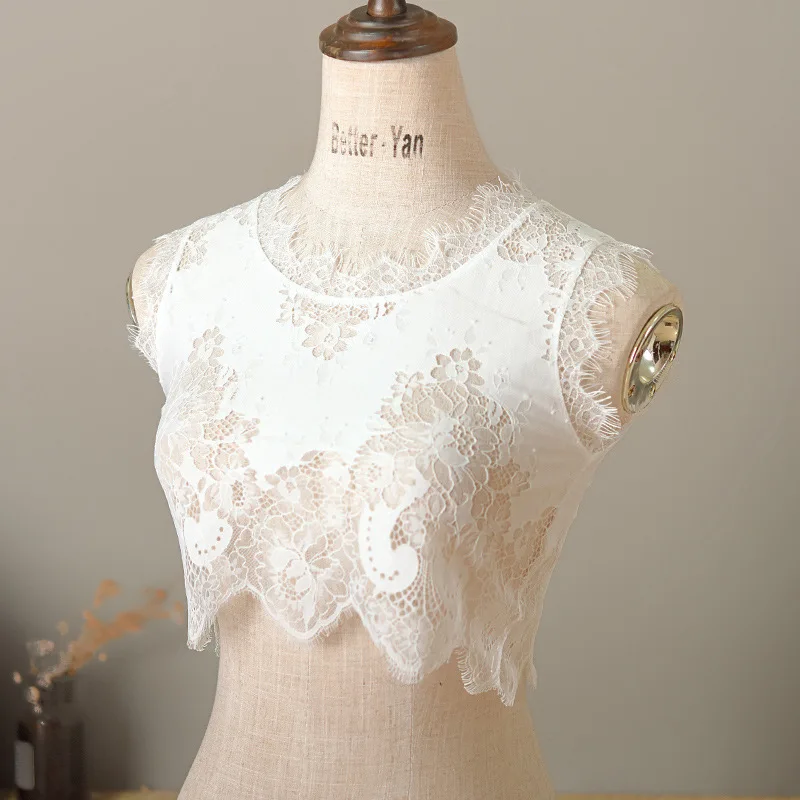 

Lace Floral Fake Collar Women Shirt Detachable False Collar Blouse Tops Shirt Removable Collar Tie Sweater Decoration