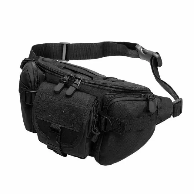 Men's Waist Bag Casual Large Bags Travel Outdoor Camping Utility Tactical Waist Fanny Packs Large Belt Pouch Crossbody Bags 1