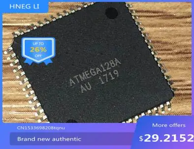 Free Shipping 5PCS ATMEGA128A-AU ATMEGA128A ATMEGA128