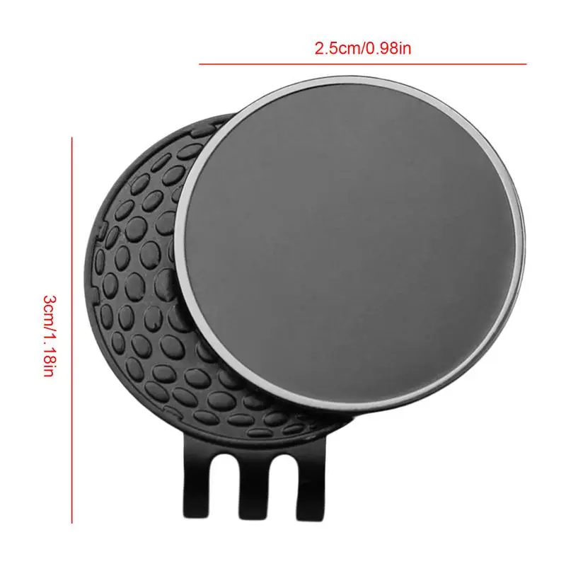 Magnet Ball Marker For Golf Ball Marker Magnetic For Golf Sport Outdoor Sports Equipment Belt And Pocket Clip-On