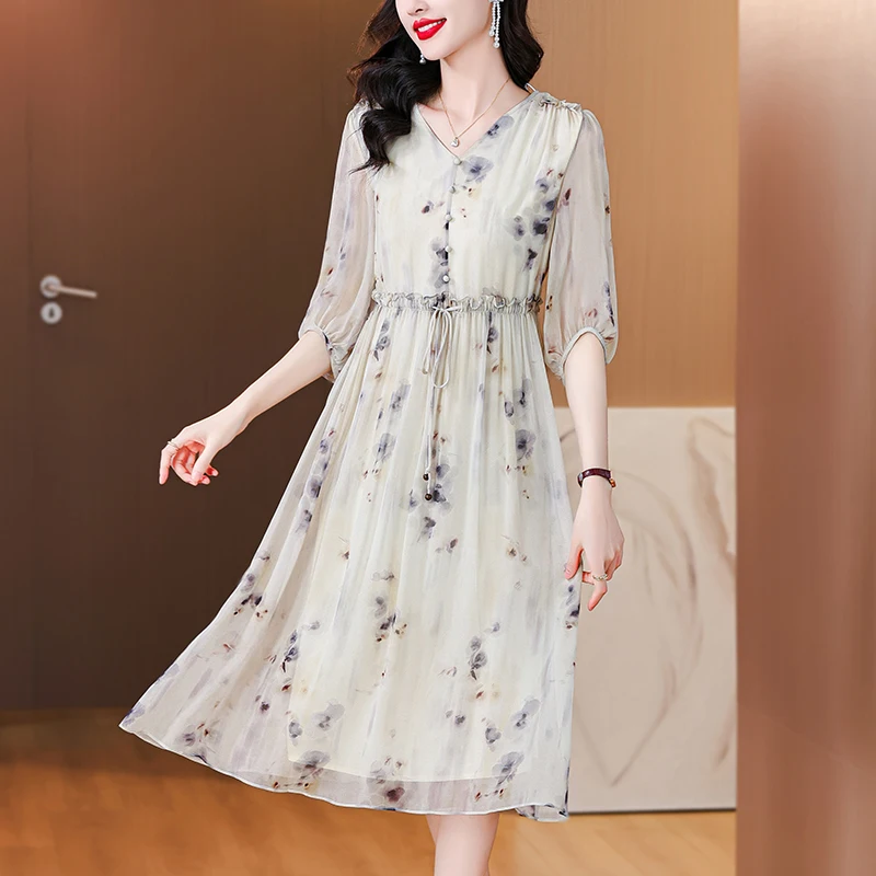 

Женское атласное платье с рукавом летучая мышь, фиолетовое Длинное Элегантное свободное платье в корейском винтажном стиле, лето 2024