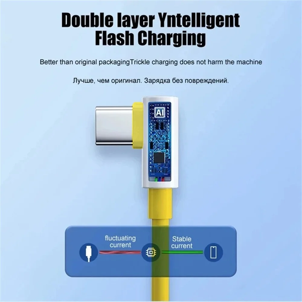 67W USB Fast Charger USB A Quick Charge QC3.0 USB Type C Cable Mobile Phone Charger Adapter For Xiaomi Mi 14 13 12 11 Redmi Note