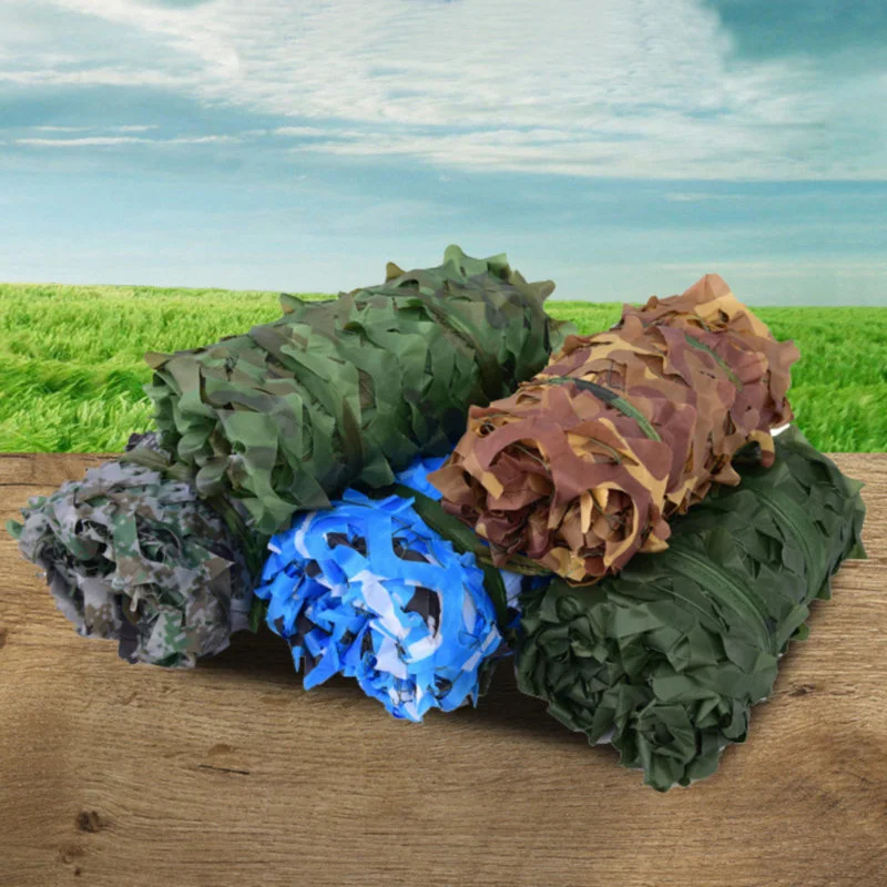 Camouflage Netting Hunting Military Camouflage Nets Woodland Army Training Camo Netting Car Covers Tent Shade Camping Sun Shelter 1.5x3m 2x10m