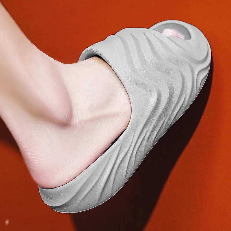 Slip Slippers for Men Non-Slip Slipper for Indoor Outdoor Soft Foam Sliders With Thick Sole_voghion.com