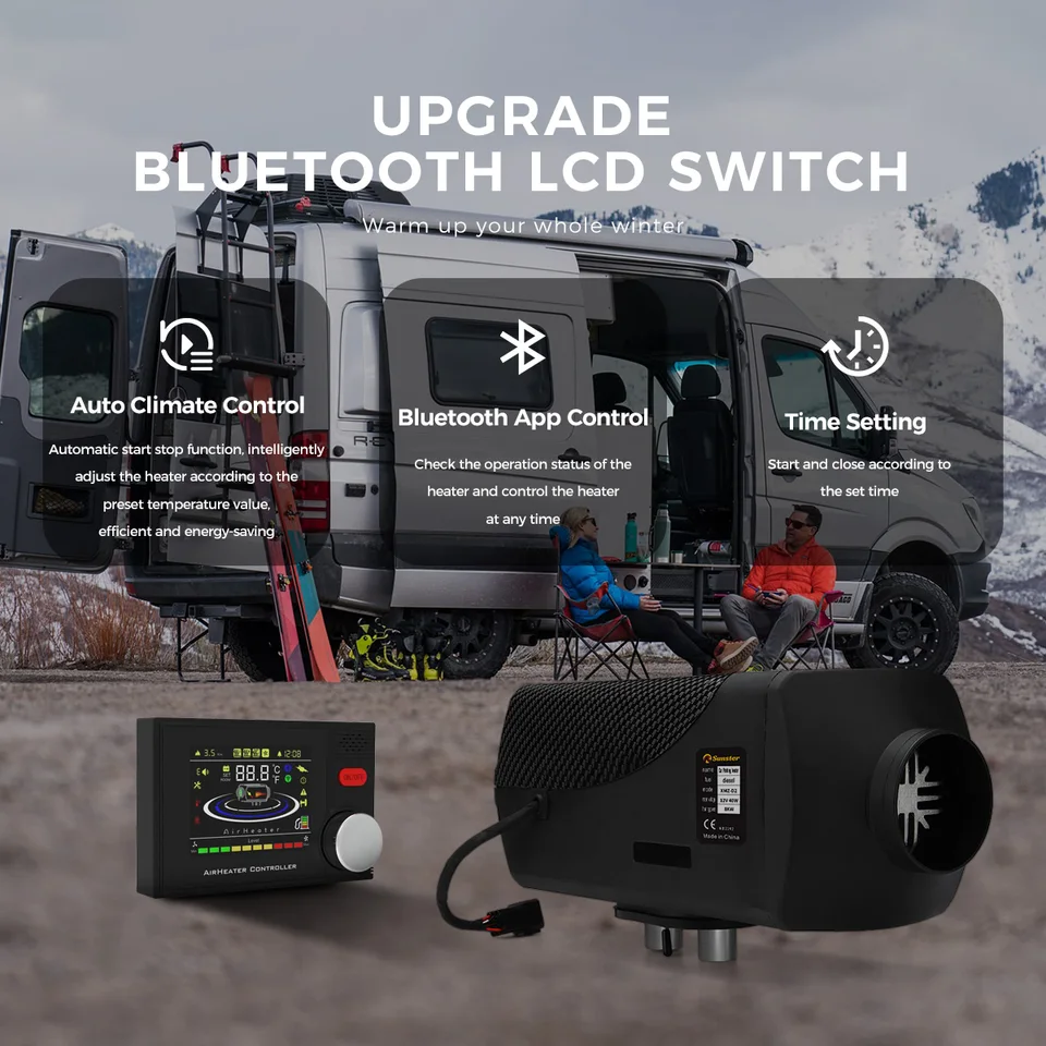 Auto Diesel Luchtverwarmer 12V 8KW Aluminium Behuizing