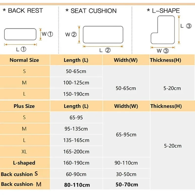 Sofa Cover Chaise Reclining Sofa Slipcover Adjustable Elastic Modular Sofa Seat Covers L Shaped Cushion Couch Protector Covers 5