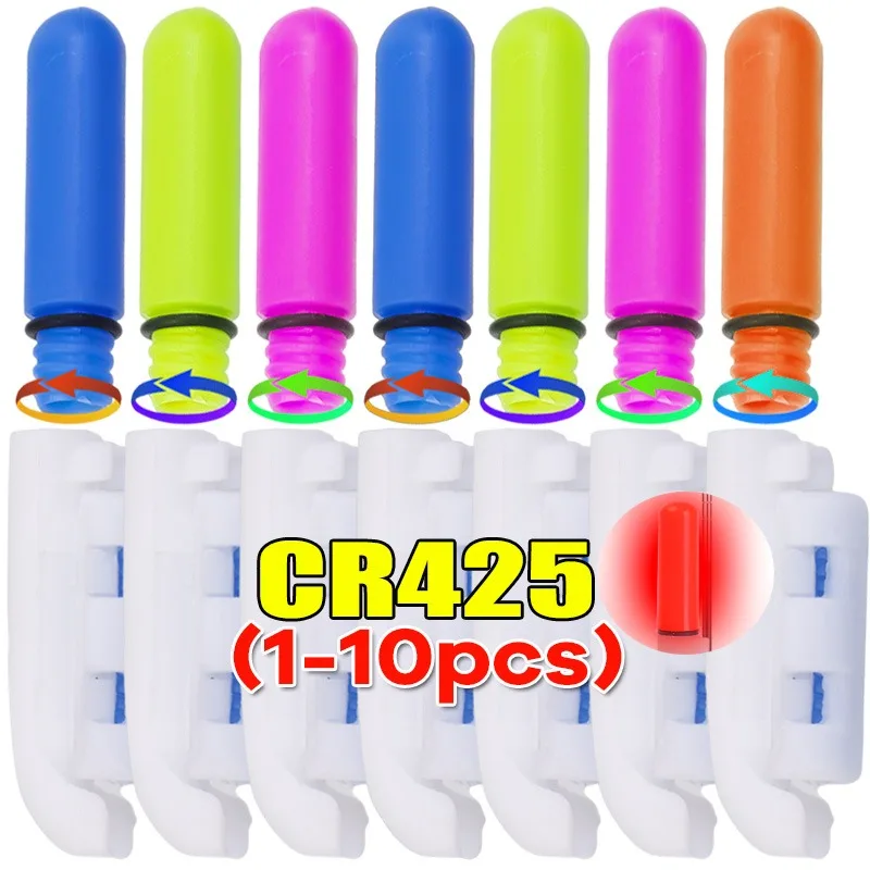 Bâton lumineux LED amovible pour canne à pêche - Flotteur étanche avec pile CR425