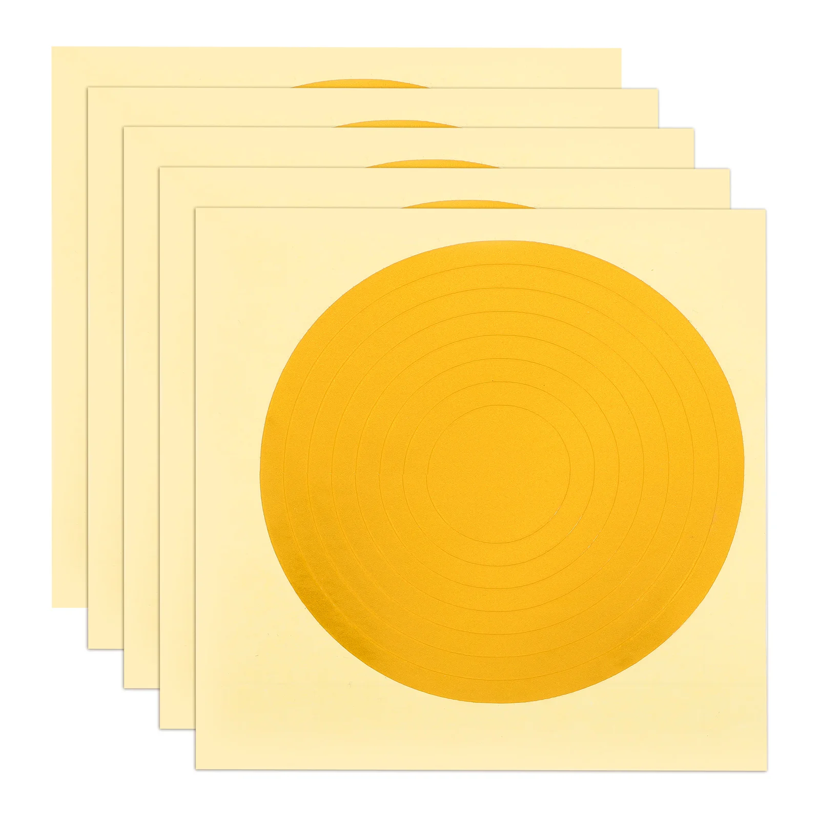 

Pressure Gauge Stickers 5 Sheets Warning Label Adhesive Pressure Gauge Sticker Gauge Warning Film Circles Decals High And