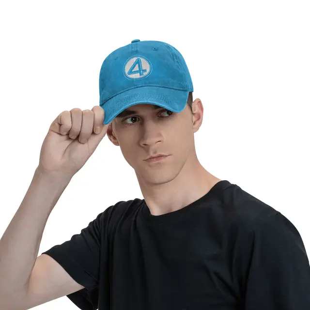 ファンタスティック・フォー　帽子 The Fantastic 4: First Steps ''4'' Icon Baseball Cap for