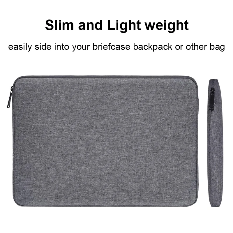 Denim Waterproof Laptop Sleeve with Inner Bladder Protection