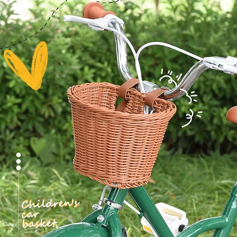 Bike Basket Kids Wicker Basket Wicker Basket Kids Handlebar Basket