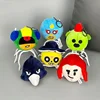 10cm cartoon Supercell Spike Plush Toy Keychain Cotton Pillow Dolls Cute Game Character s Game Peripherals 2