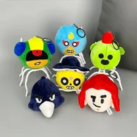 10cm cartoon Supercell Spike Plush Toy Keychain Cotton Pillow Dolls Cute Game Character s Game Peripherals 2