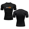 Men Gym Hub Graphic Print Running Compression Short sleeve tight-fitting Gym Sport T-shirt Fitness  RL00011 1