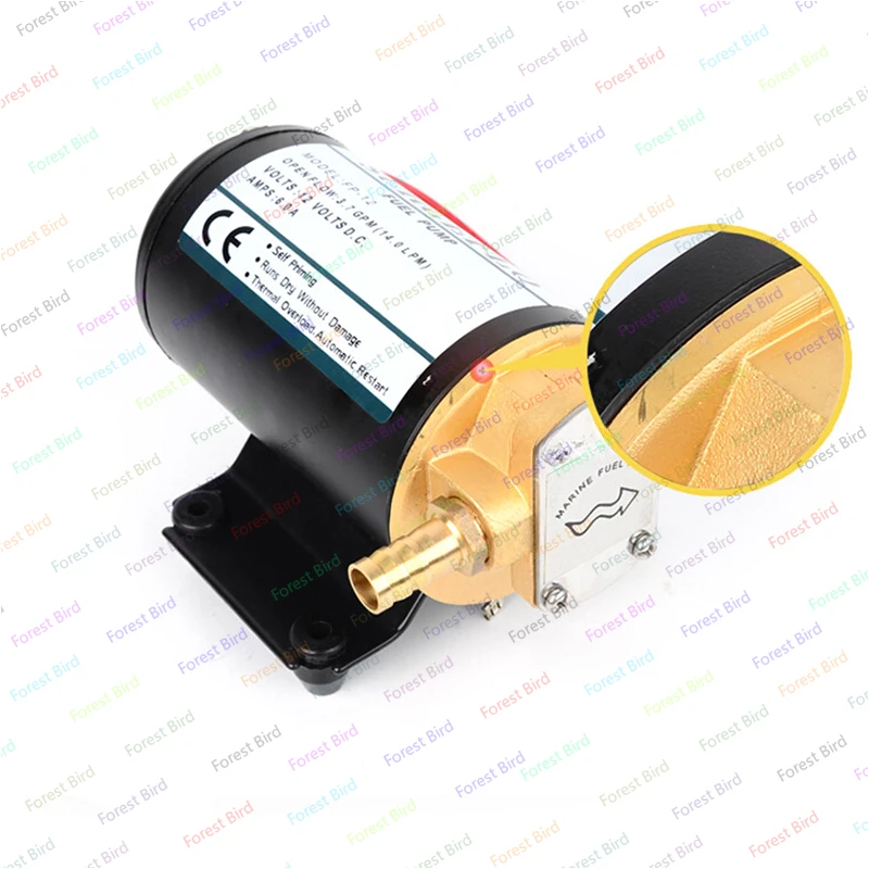 

12v 168W Suction Pump Miniature DC Gear Oil Pump Self-priming Diesel