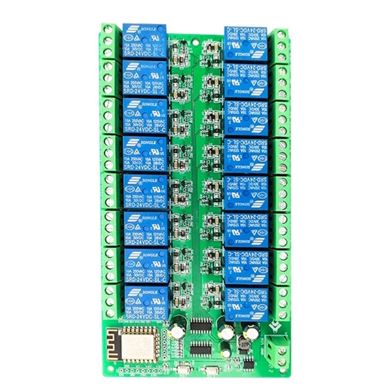 

ESP8266 WIFI 16 Channel Relay Module ESP-12F Development Board Power, 16 Way Relay Module, Supply Mode