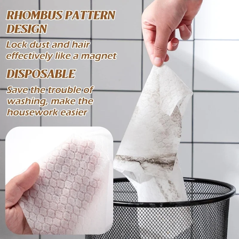 35 قطعة من قماش الغبار القابل للتصرف، عبوات الممسح...