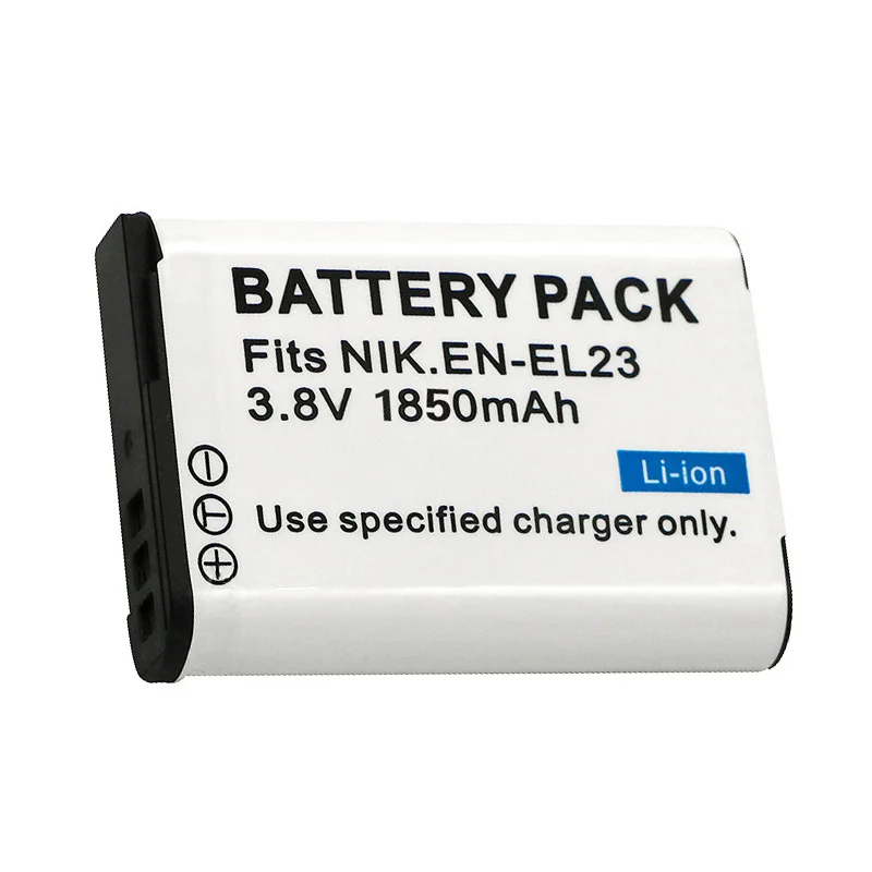 Original 1850mah EN-EL23 ENEL23 EN EL23 Battery For Nikon COOLPIX P900 P900s P610 P610s P600 B700 S810c Camera