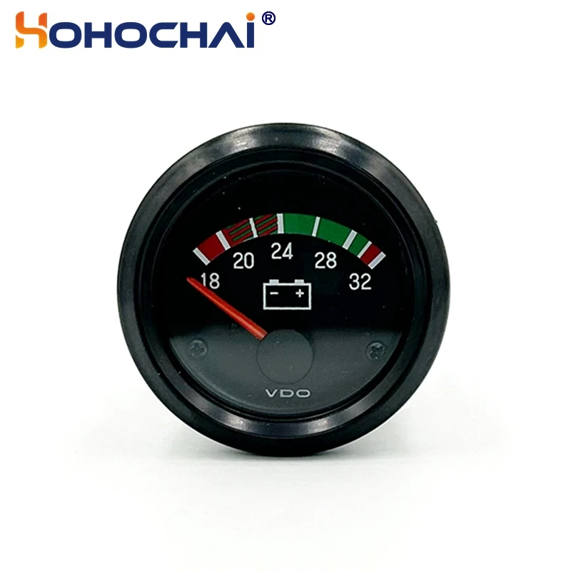 12V/24V VDO Voltmeter Diesel Generator Set Accessories Voltage Meter 8-16V 16-32V