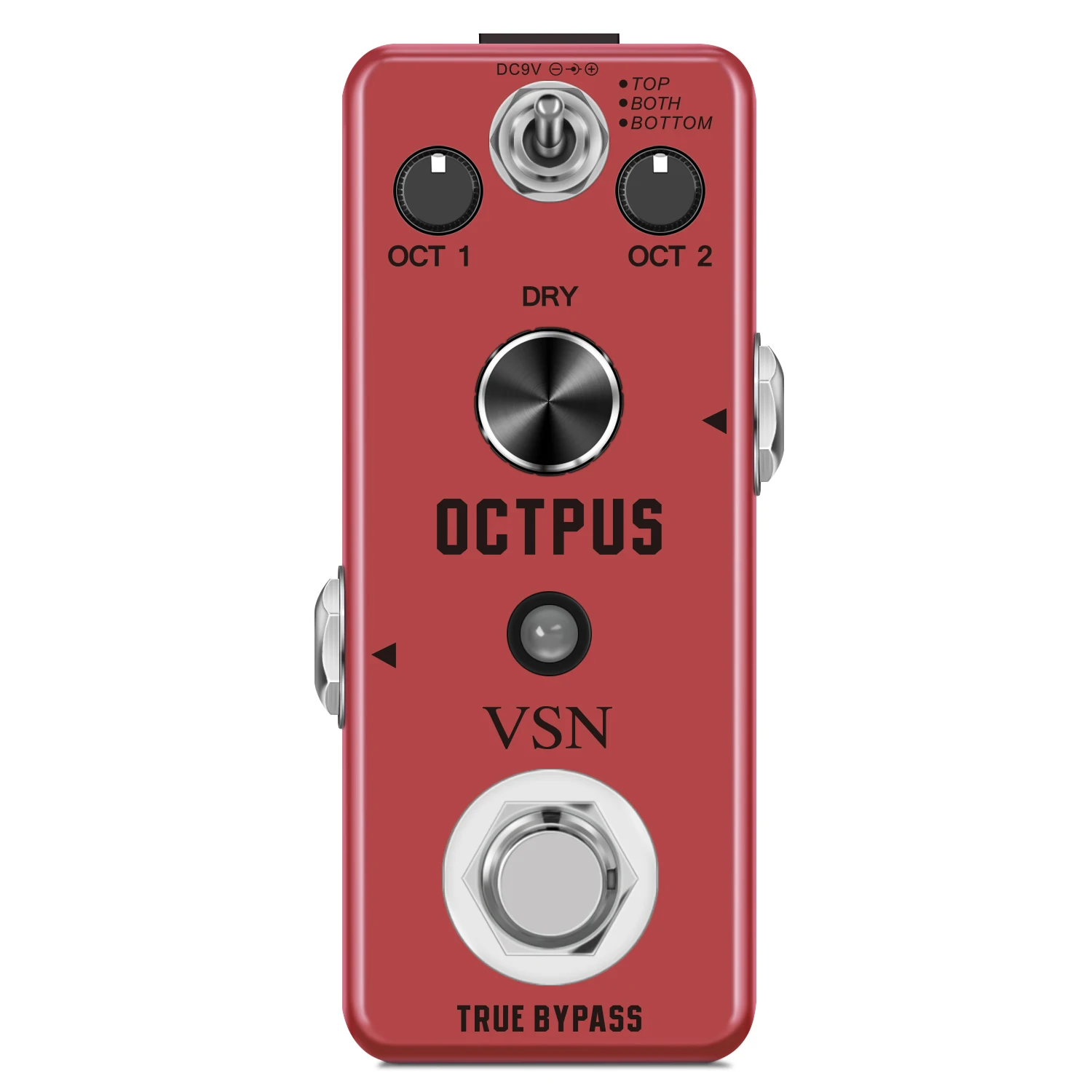 VSN Octpus Octaver Guitar Effect Pedal For Electric Guitars and Bass