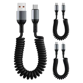 Retractable USB-C Cable for iPhone and Android 1
