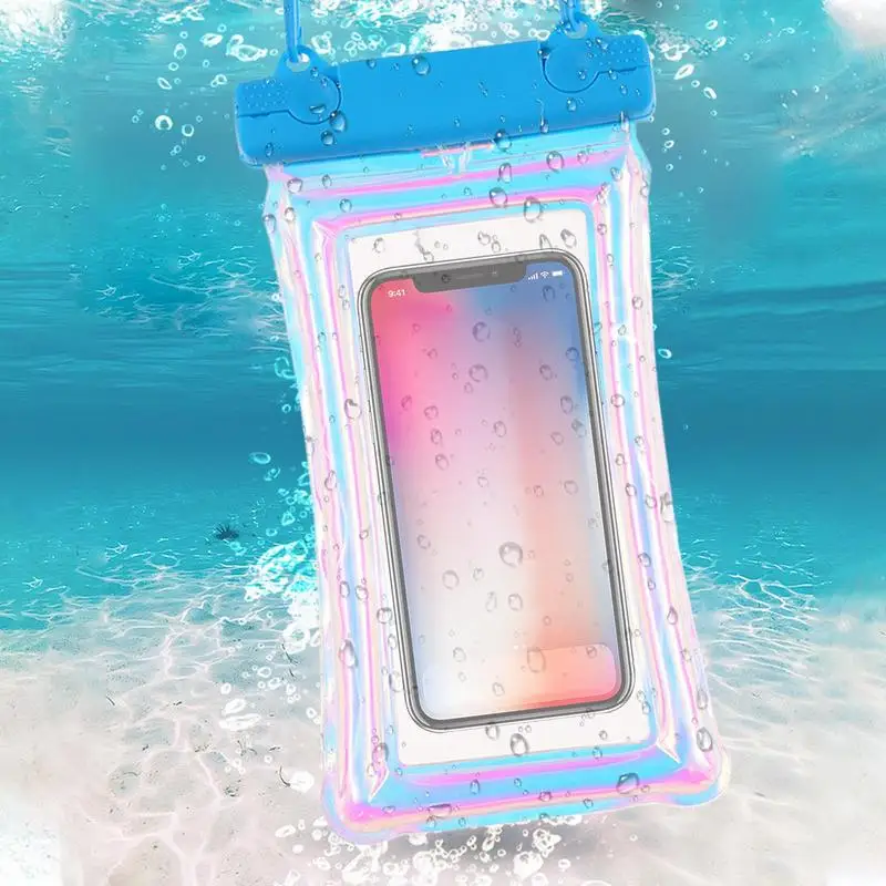 Waterproof Phone Case Swimming Water Proof Bag Reusable Dry Bag For Phone With Lanyard Screen Touchable Diving Pouch