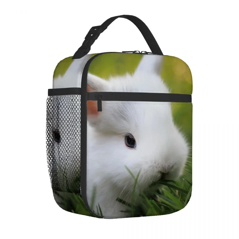 

rabbit animal Portable Aluminum Foil Thickened Insulated Lunch Bag Insulated Lunch Waterproof Insulated Lunch Tote Bag