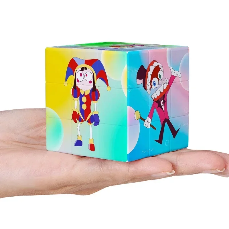 The Amazing Digital Circus Cube Keychain Game Keychain Monster Fidget Toy Anti Stress Relief