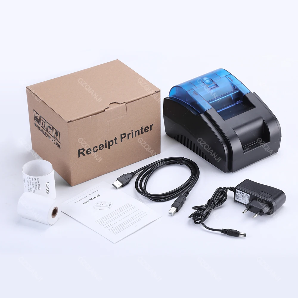Excelvan E58 Bluetooth Thermal Printer for Receipts and Tickets (58mm