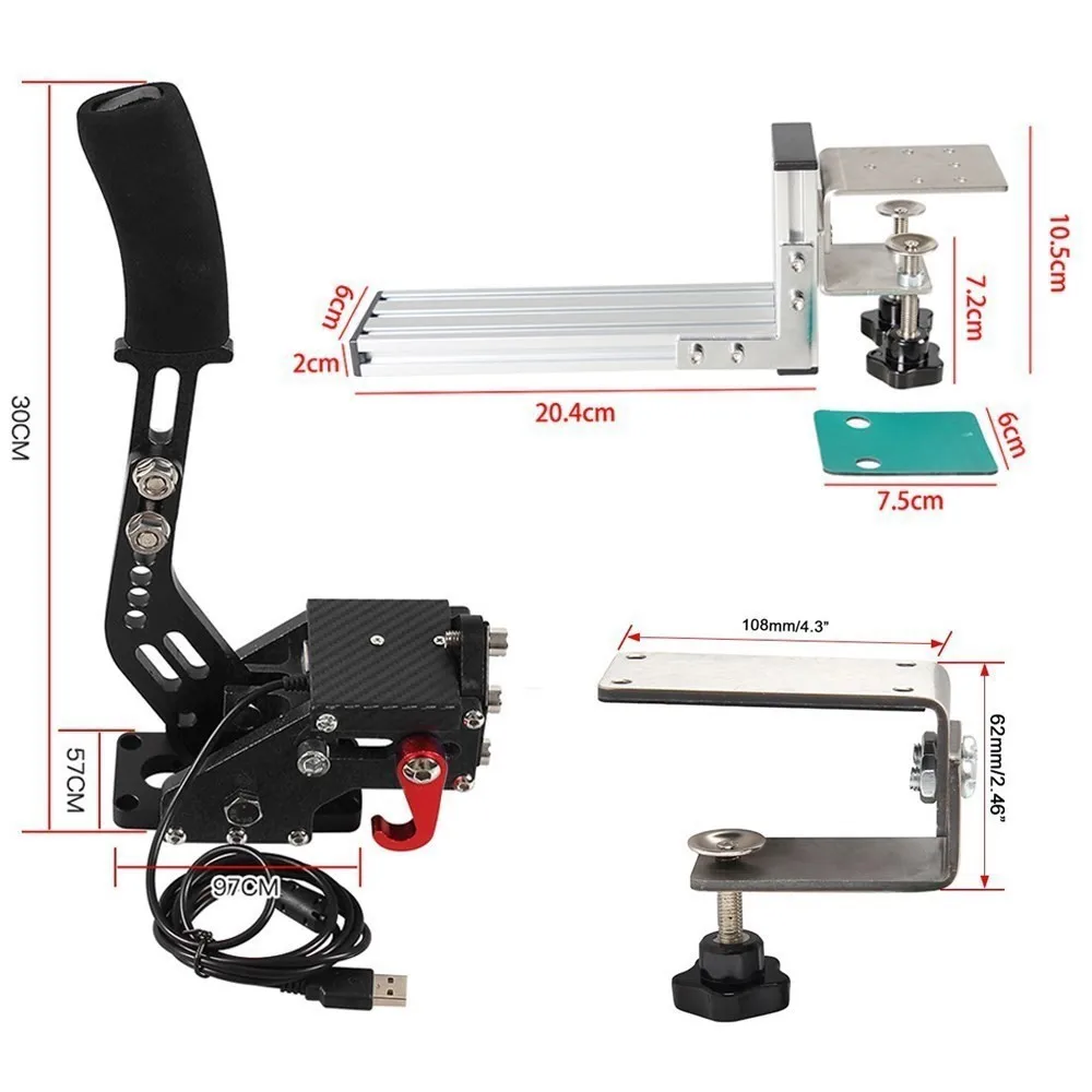 Logitech Brake System Handbrake For Rally For G29/G27/G25 PC Hall Sensor USB SIM Racing Racing Games T300 T500 HB-1009