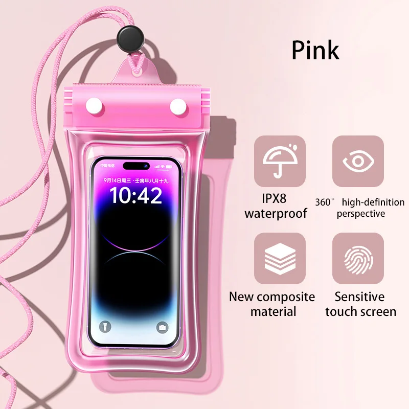Waterproof Floating Airbag Swim and Dive Phone Case