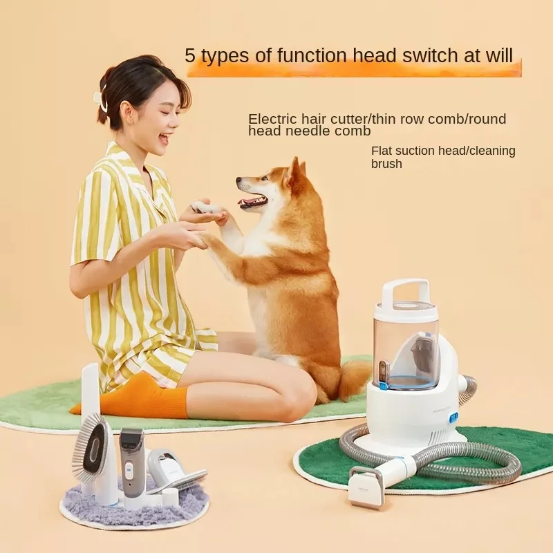 

Multi-Functional Pet Hair Trimmer Hair Shaver Household Cat Dogs Fur Trimmer Mini Bed Vacuum Cleaner Pet Cleaning Brush