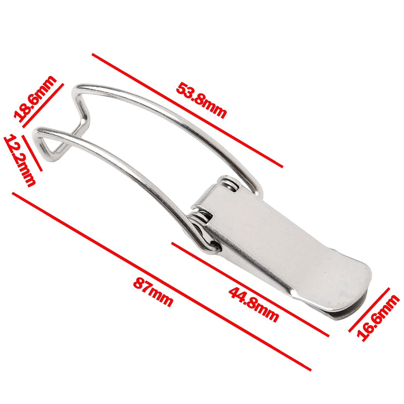 Description Picture 6 of itemBucket Hook Buckle Lock 2PCS Box Hasp Cabinet Hardware For Storage Home Improvement Latch Lock Lock Spring Drawer Locks