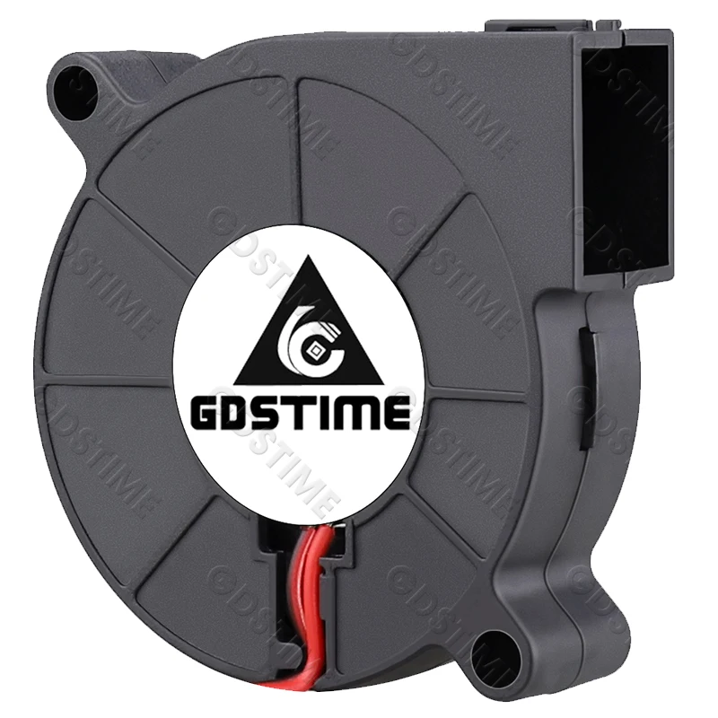 Gdstime DC 5V 12V 24V 50x50x15mm Dual Ball Cooler 2Pin USB Radial Fan 5015 Turbo Blower 5cm 50mm Radiator for 3D Printer Cooling — view 2